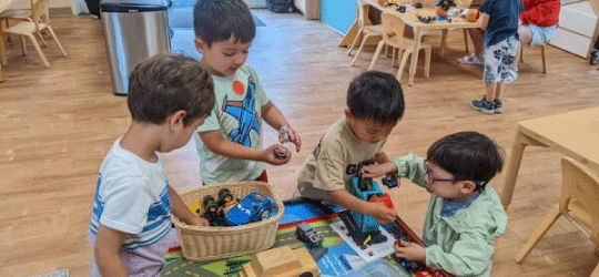 children in classroom